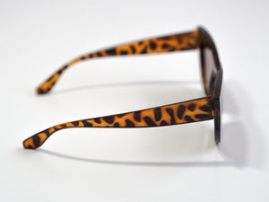 Cat Eye Sunglasses - Leopard Print