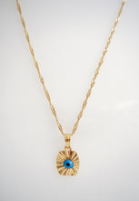 Load image into Gallery viewer, GOLD EVIL EYE NECKLACE