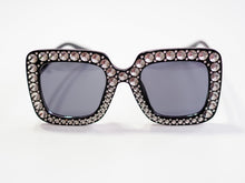 Load image into Gallery viewer, Jewelled Sunglasses - Black