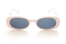 Load image into Gallery viewer, Retro Oval Sunglasses - Baby Pink