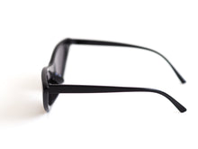 Load image into Gallery viewer, Slimline Cat Eye Sunglasses - Black