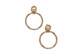 LUXE Knocker Hoop Earrings