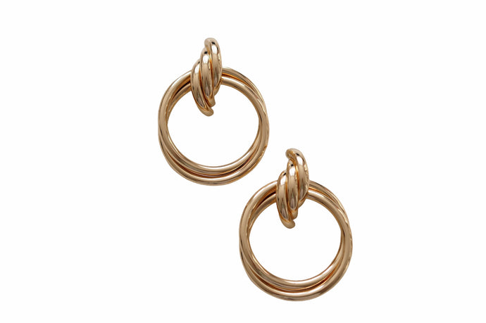 LUXE Swirl Hoop Earrings
