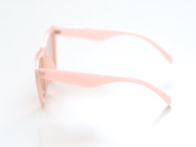 Load image into Gallery viewer, Pointed Pink Square Cut Sunglasses Side.