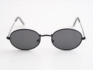 Retro Rim Sunglasses - Black