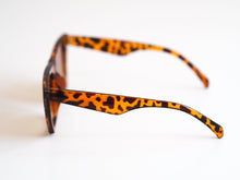 Load image into Gallery viewer, Pointed Tortoise Shell Sunglasses Side.