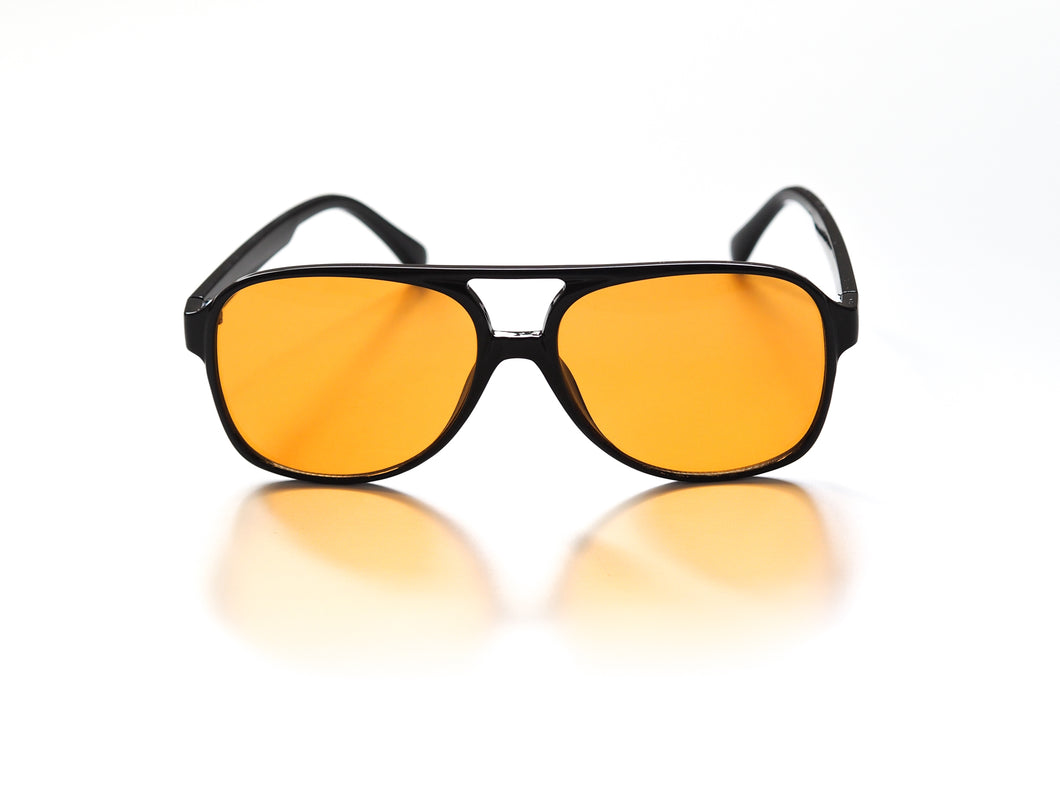 Tinted Frame Sunglasses - Orange